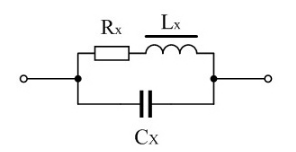 图1电感线圈的等效电路图